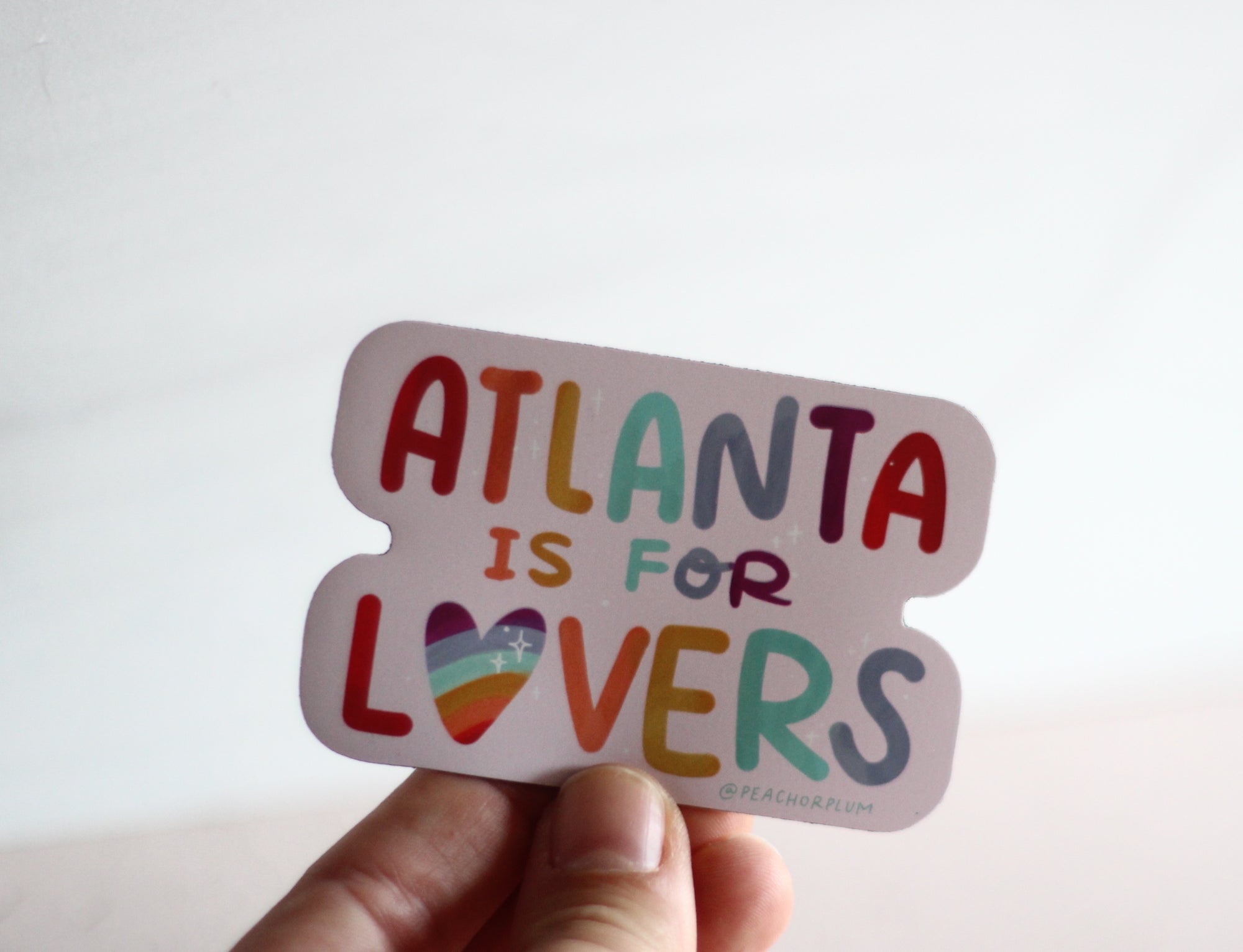 Magnet - Atlanta is for (queer) Lovers - Peach or Plum