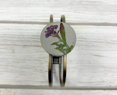 Vintage Concrete Flower Bracelet- III