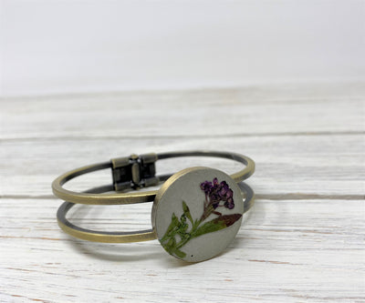 Vintage Concrete Flower Bracelet- III