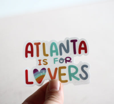 Sticker- Atlanta is for Lovers - Peach or Plum