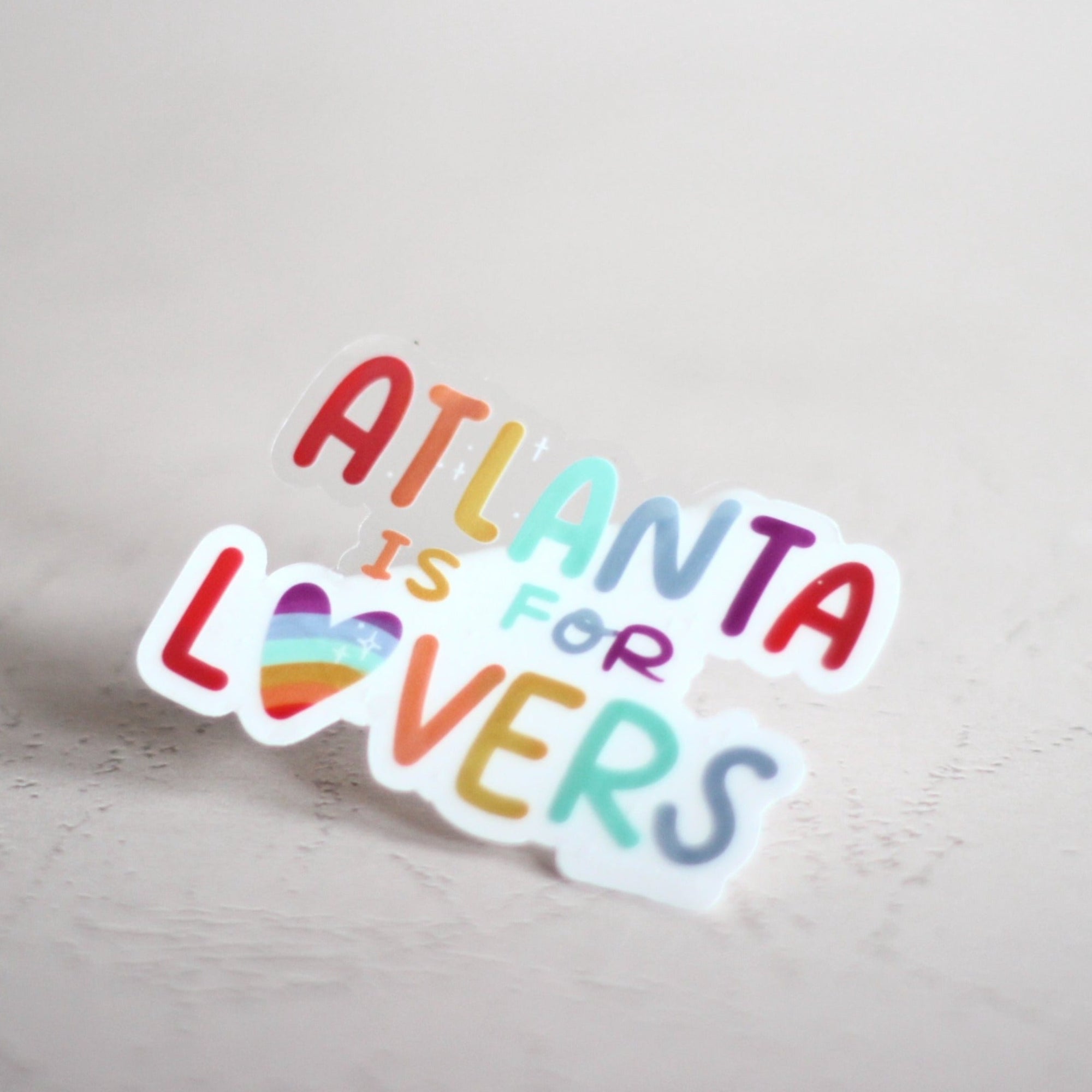Sticker- Atlanta is for Lovers - Peach or Plum