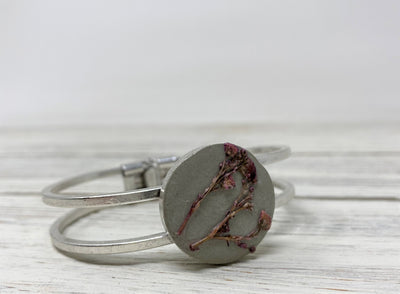 Vintage Concrete Flower Bracelet- V