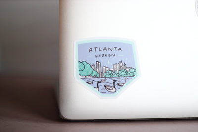 Sticker - Piedmont Park Atlanta - Peach or Plum