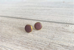 Concrete Stud Earrings