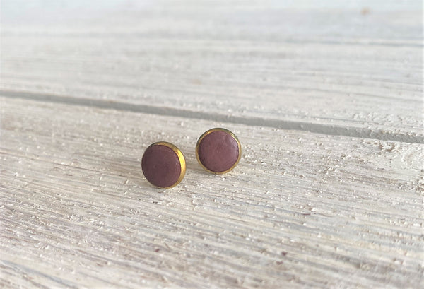 Concrete Stud Earrings