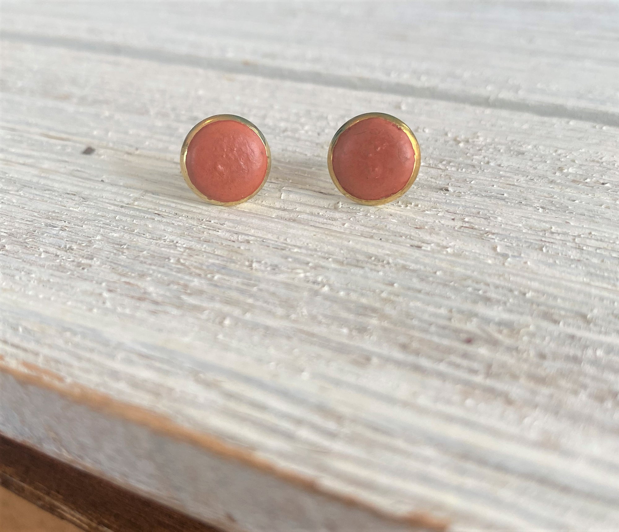 Concrete Stud Earrings