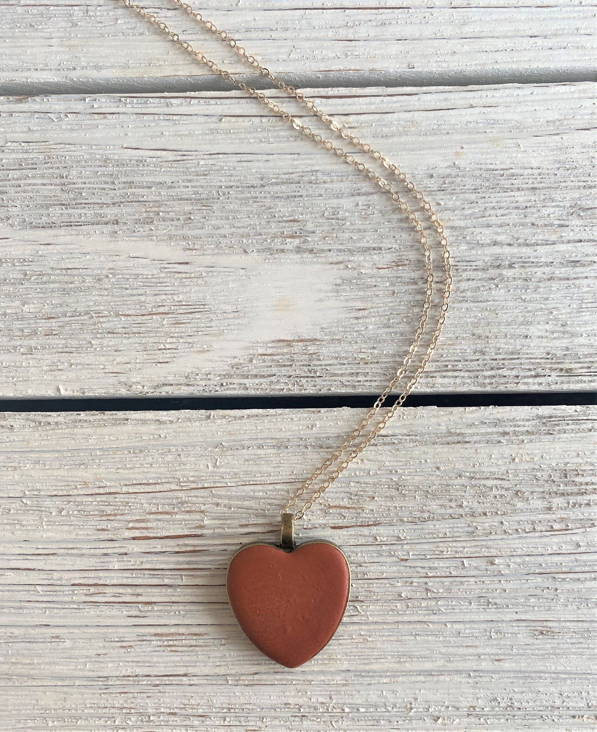Concrete Heart Necklace