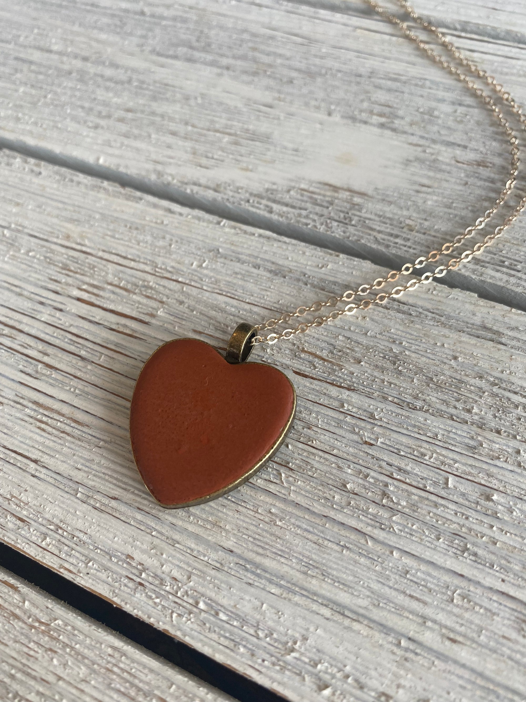 Concrete Heart Necklace