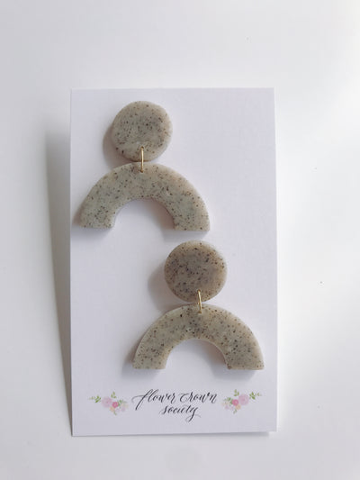 CLEO - Clay Arch Earrings