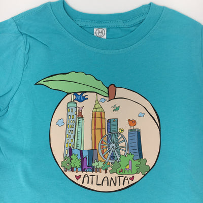 Atlanta Peach Toddler Tee