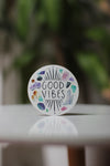 Magnet - Good Vibes - Peach or Plum
