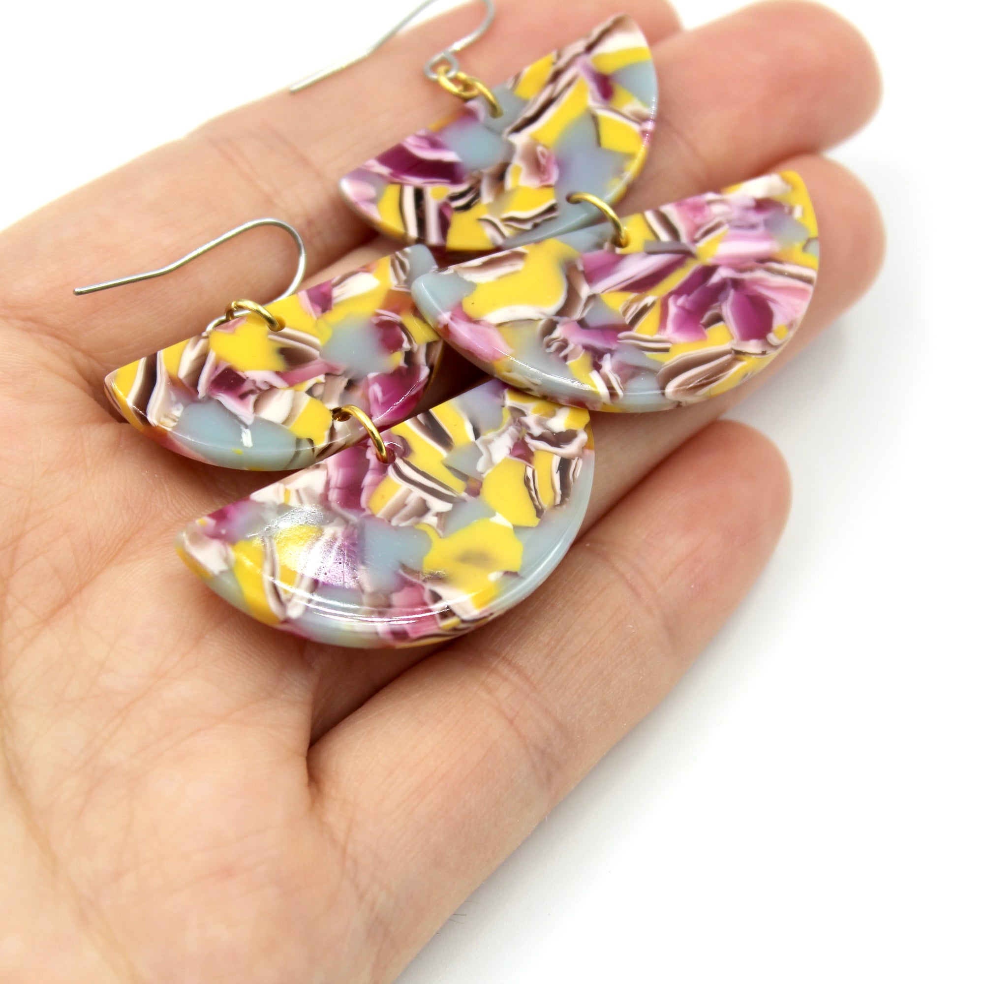 Pastel Spring Drop Earrings