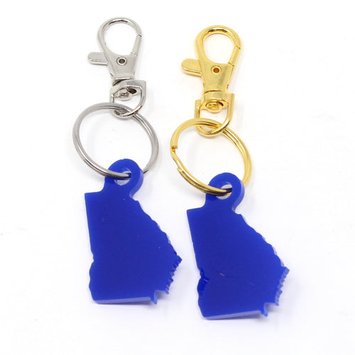 Blue Georgia Keychains