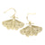 Brass Moth Earrings