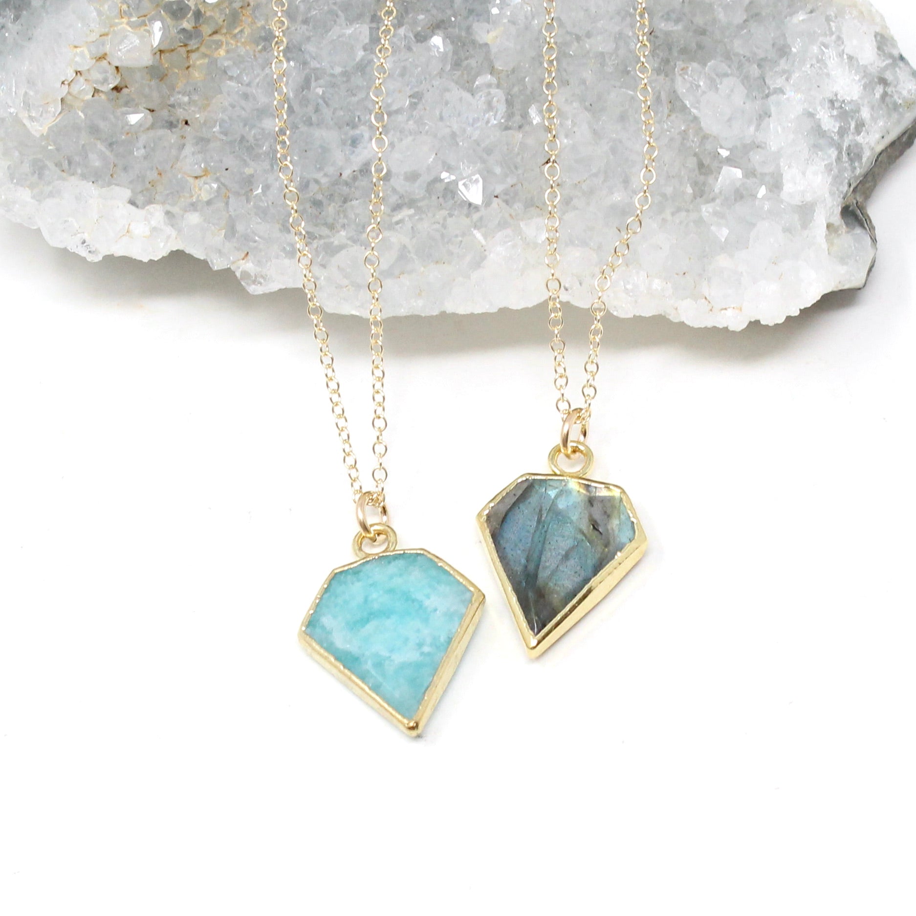 Gemstone Diamond Necklaces
