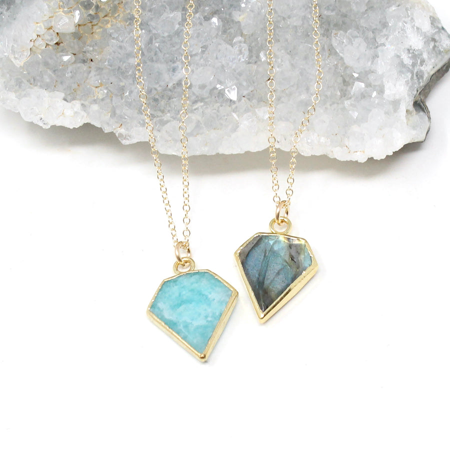 Gemstone Diamond Necklaces