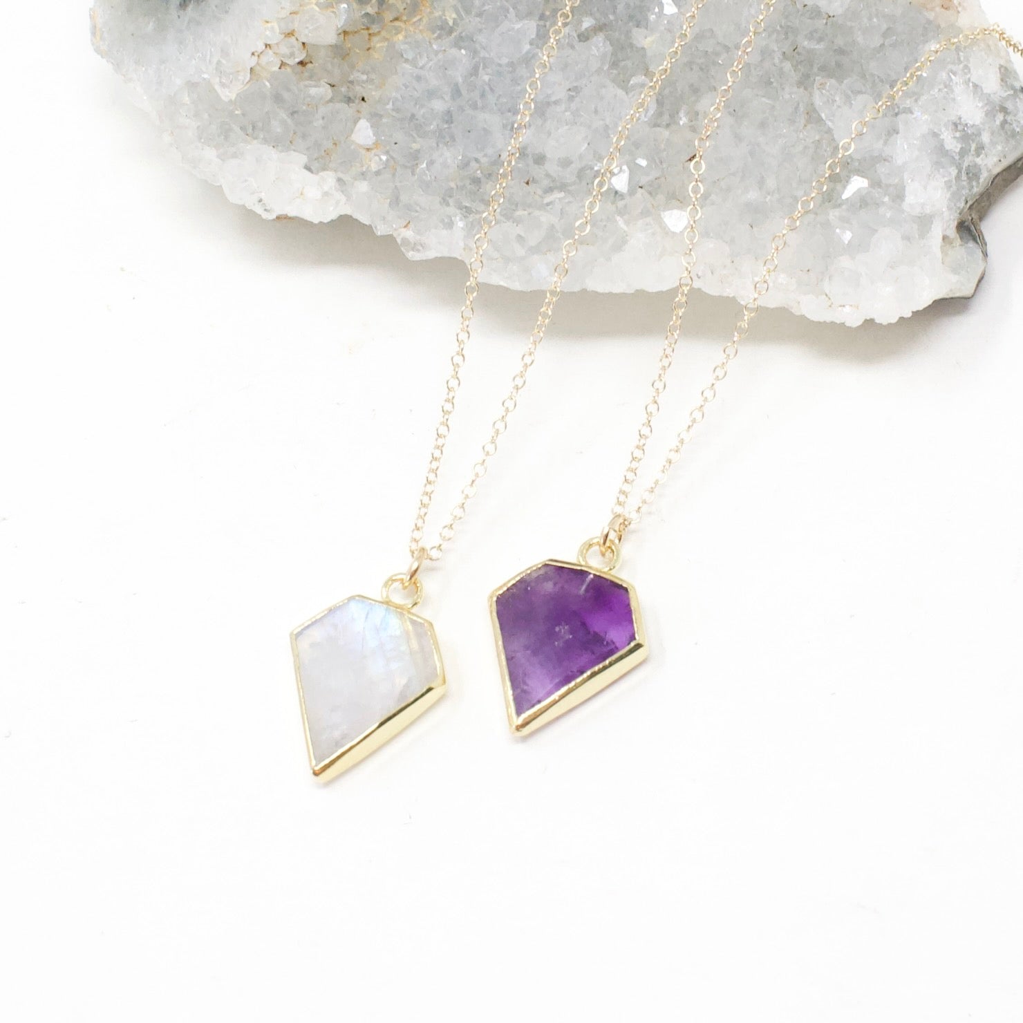 Gemstone Diamond Necklaces