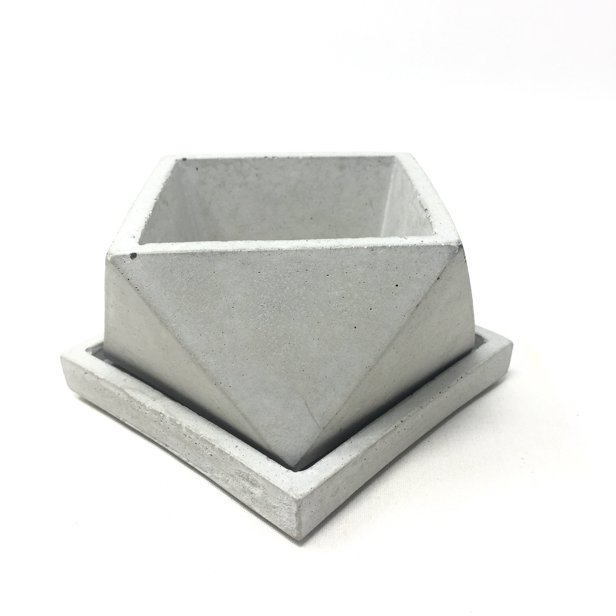 Concrete Planter with Tray