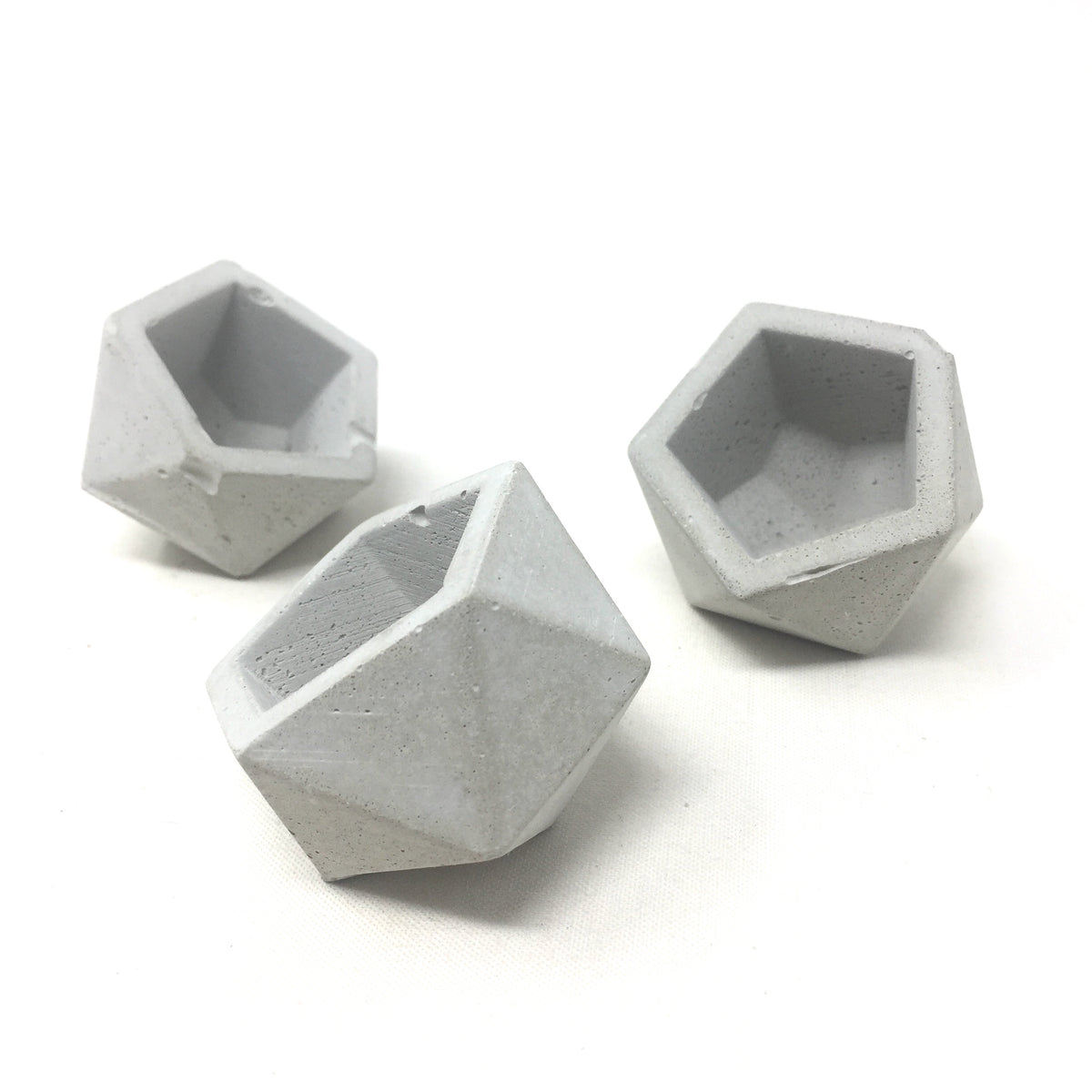 Concrete Geometric Pots (Small)