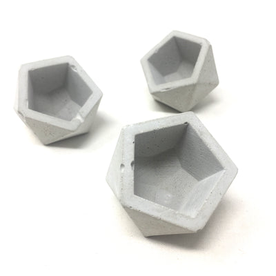 Concrete Geometric Pots (Small)