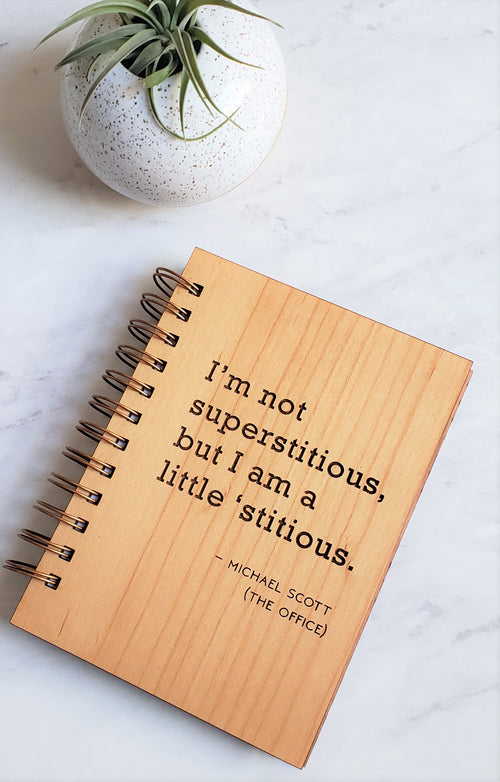Journal - Michael Scott (The Office) I Am Not Superstitious