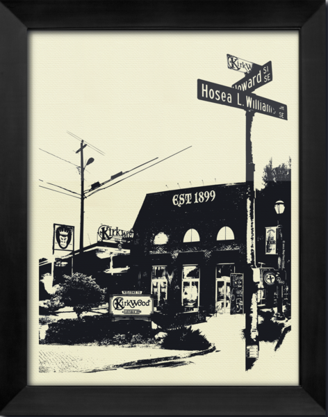 Kirkwood Rep Your Hood 20x25 Screen-Printed Poster