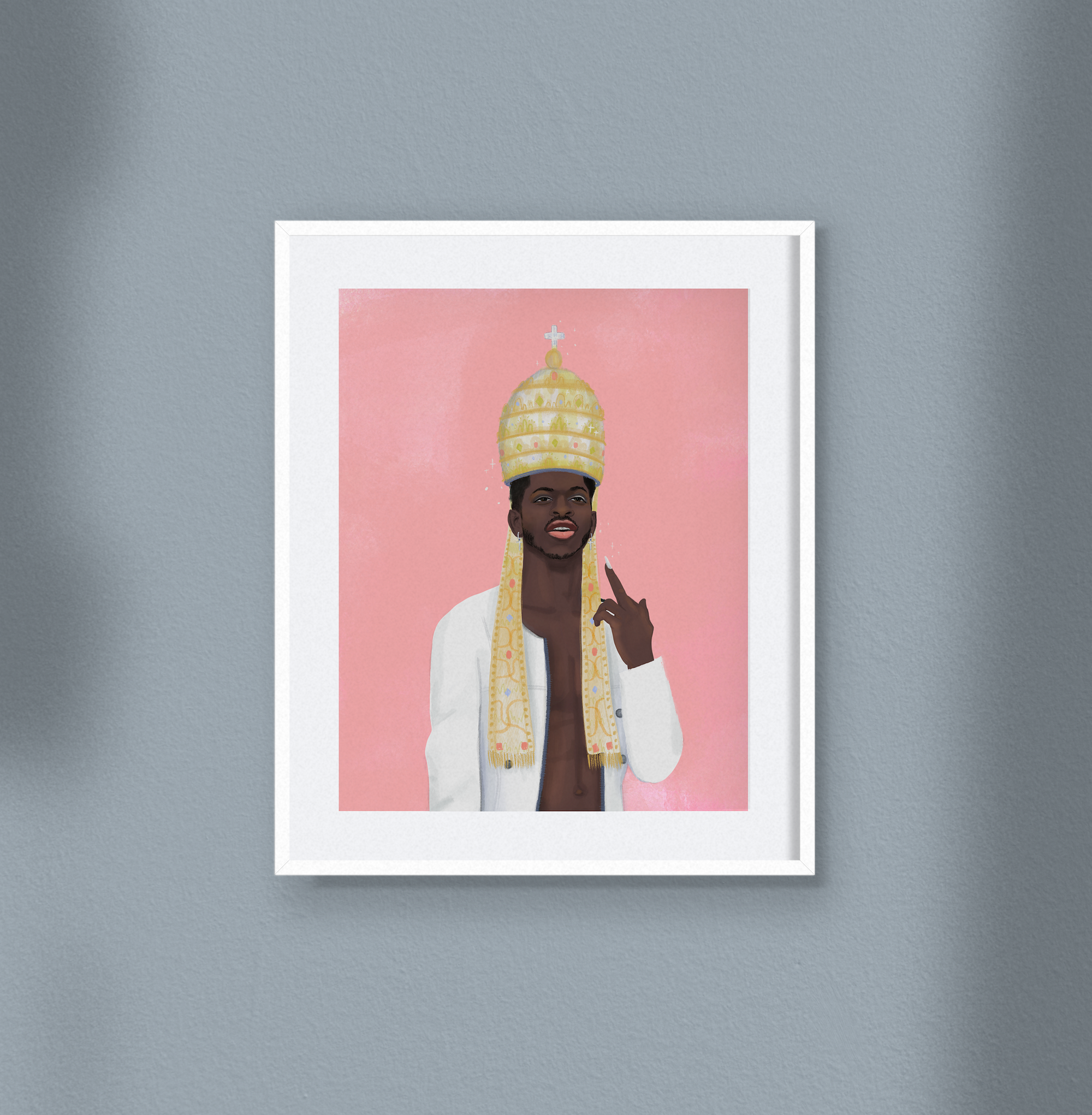 Print - Middle Fingers Up - Lil Nas X