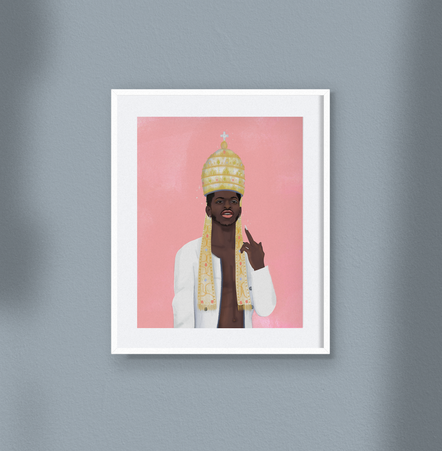 Print - Middle Fingers Up - Lil Nas X