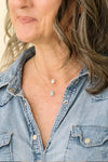 Beautiful Mom Luxe Necklace - Milky Aquamarine