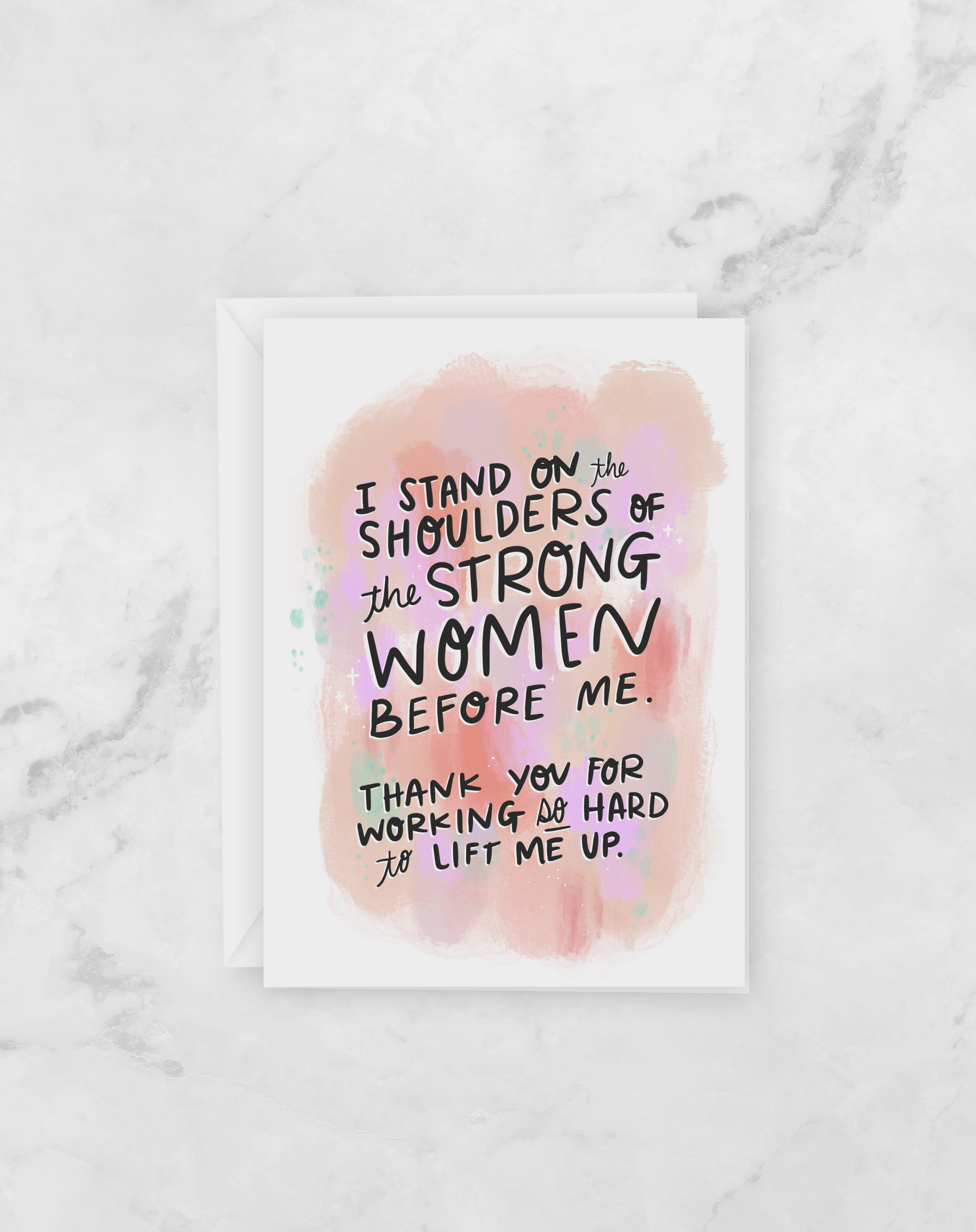 Greeting Card - Mother's Day - Strong Women Feminist