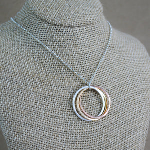 Large Trio Pendant - Mixed Metals
