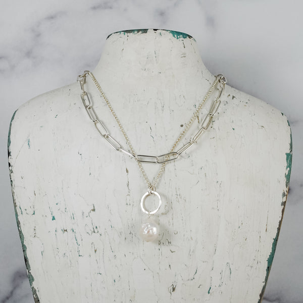 Petite Paperclip Chain - sterling silver