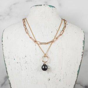 Petite Paperclip Chain - gold-filled