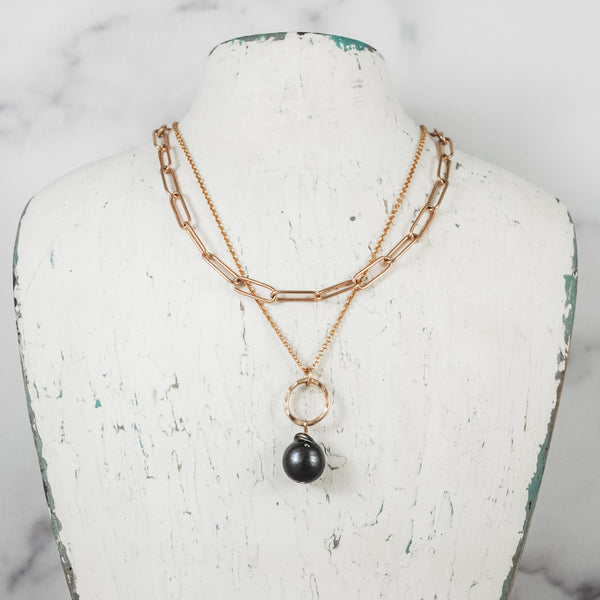 Petite Paperclip Chain - gold-filled