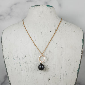 Baroque Pearl Pendant - gold filled