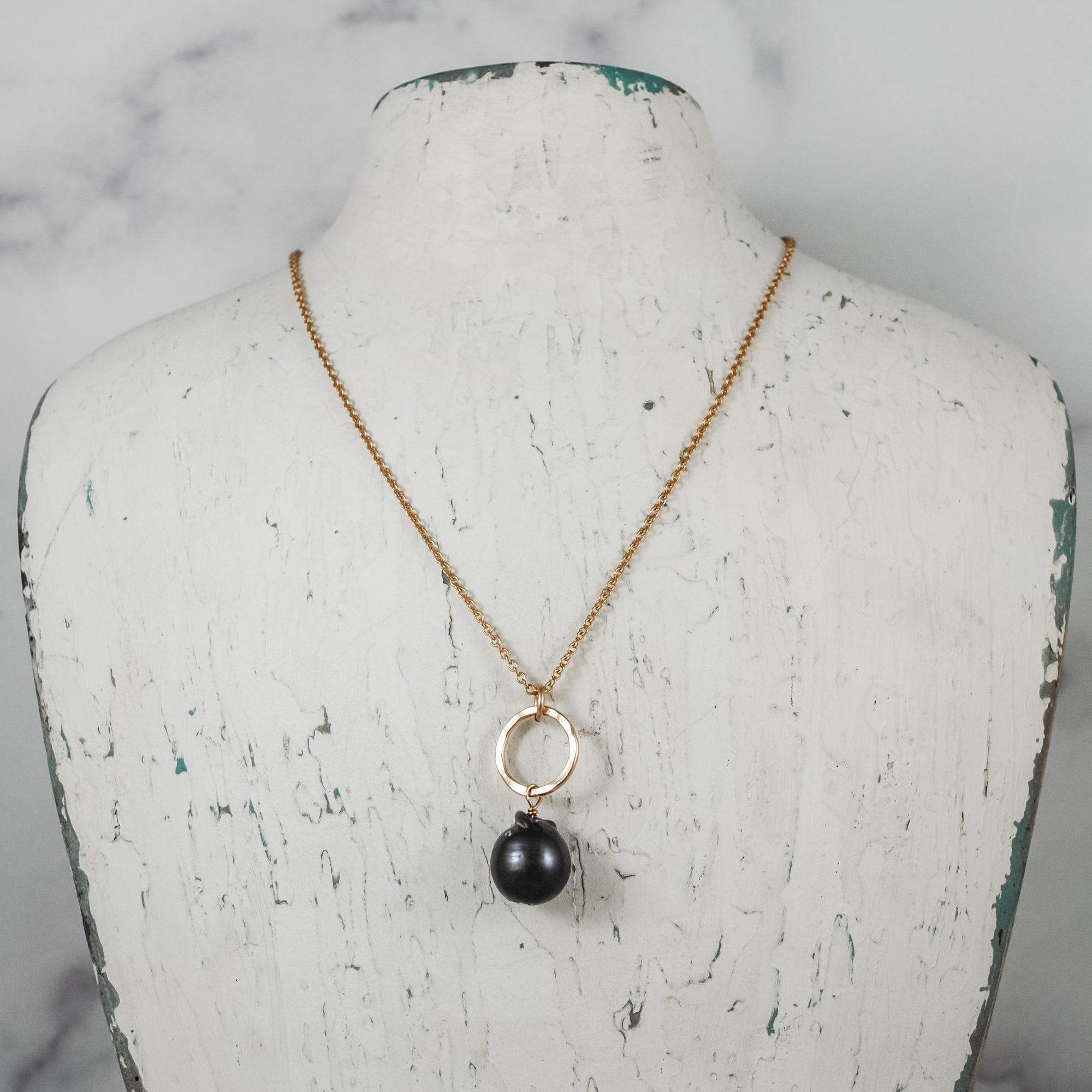 Baroque Pearl Pendant - gold filled