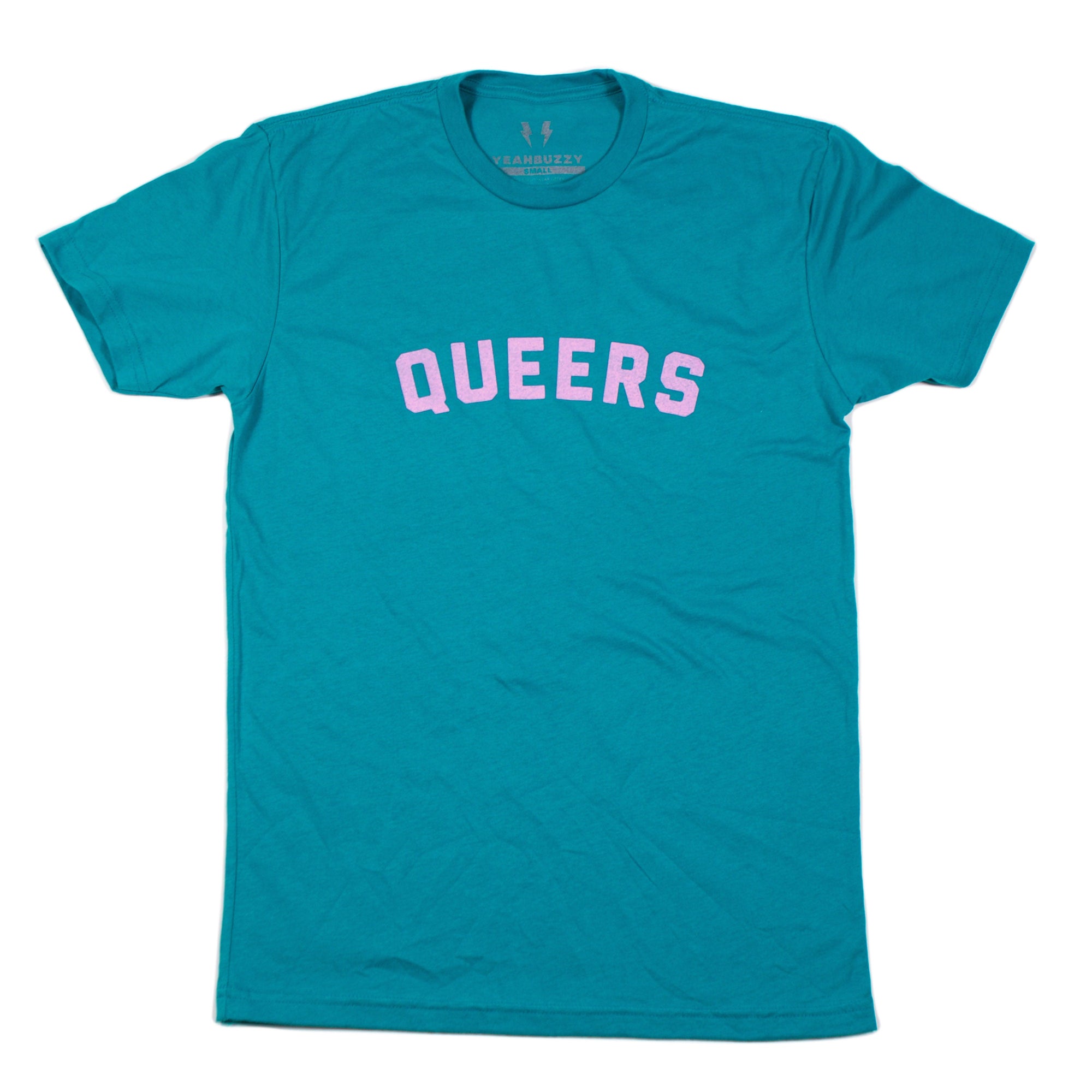 QUEERS Varsity Tee - Teal