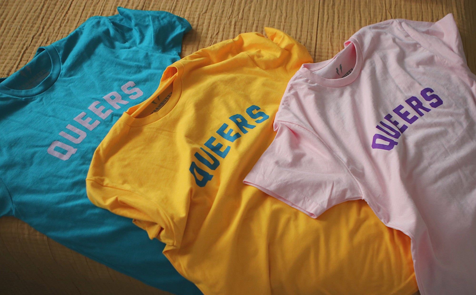 QUEERS Varsity Tee - Teal