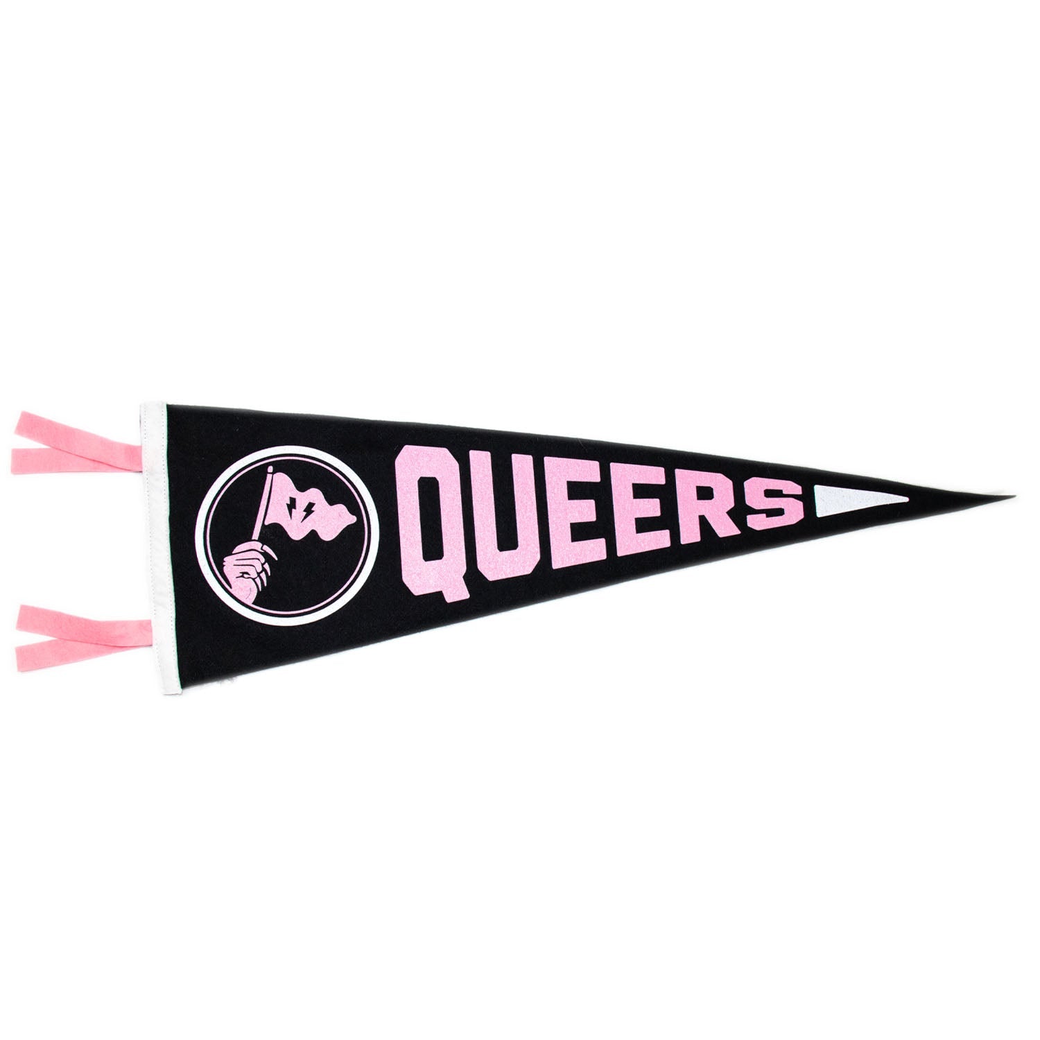 QUEERS PENNANT - MARSHA (Black/Pink/White)