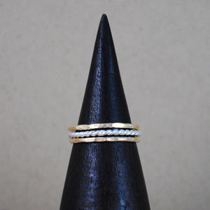 Stacking Ring Set - mixed metals