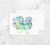 Greeting Card - Raptor - Dinosaurs - Peach or Plum