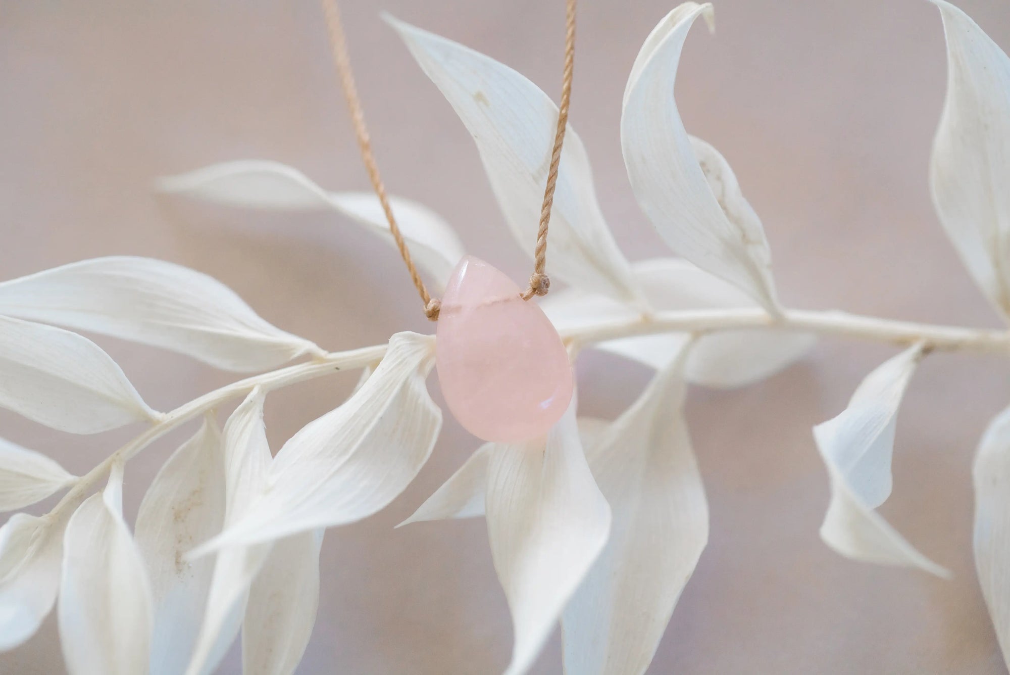 Love Rose Quartz Necklace