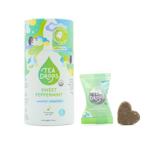Sweet Peppermint Tea Drops - Compostable Container