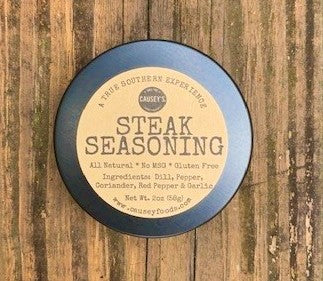 Steak Seasoning 2oz black tin