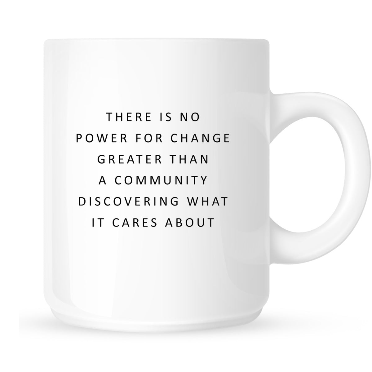Mug - There is No Power for Change Greater than Community Discovering What it Cares About