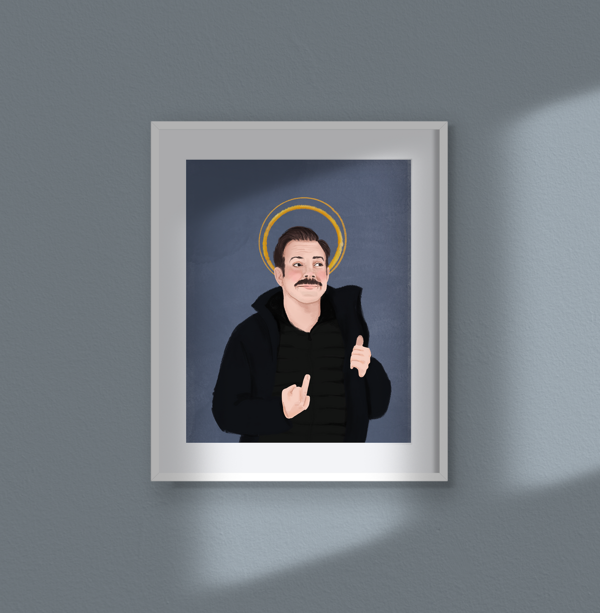 Print - Middle Fingers Up - Ted Lasso