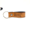 Engraved Leather Keychain - There is No Love Better Than a Mama's Love
