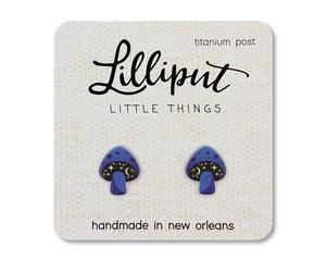 Cosmic Mushroom Earrings