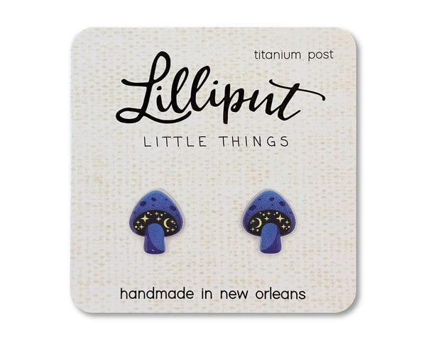 Cosmic Mushroom Earrings