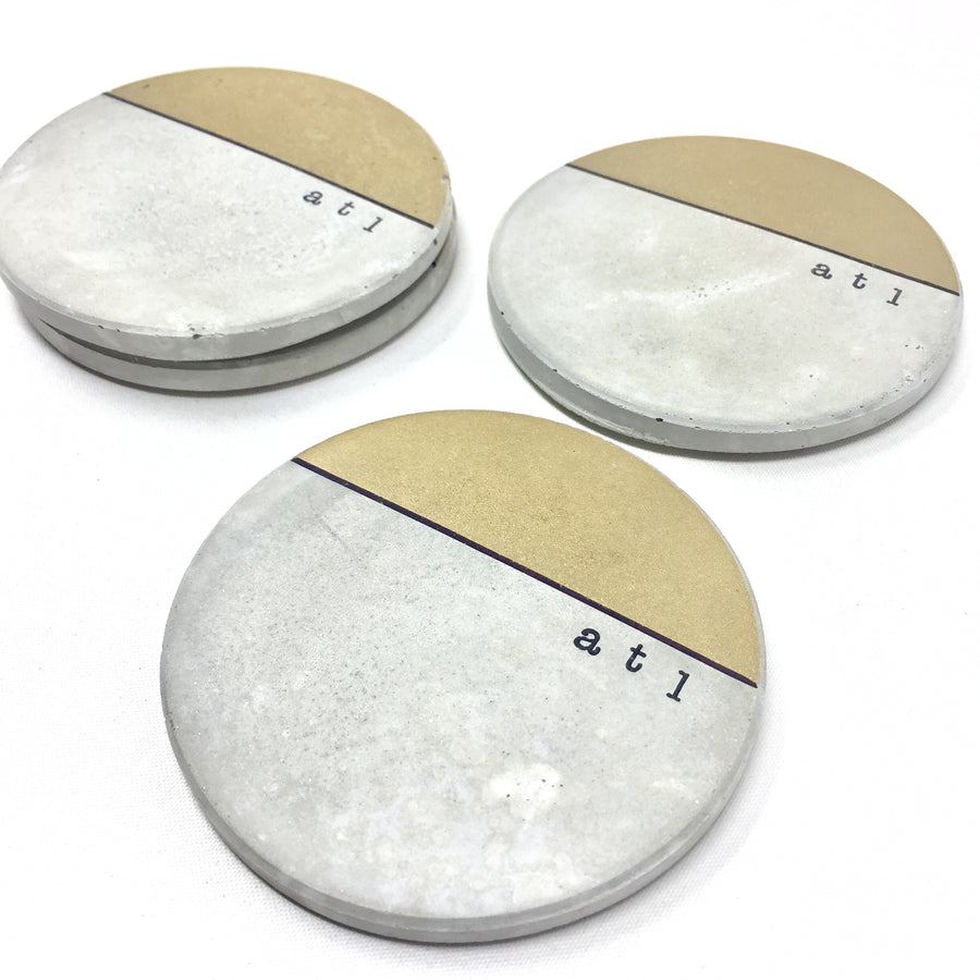 ATL Concrete Coasters
